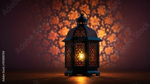 lantern in the dark