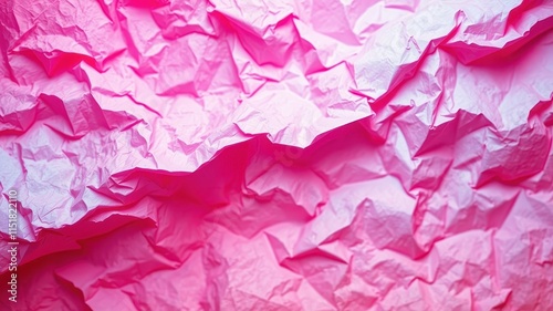 Wallpaper Mural Abstract Pink Crumpled Paper Texture Background A Close-Up View Torontodigital.ca