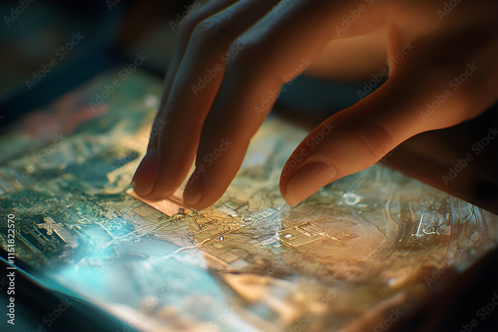 Close-Up Interaction with Digital Mapping on Smartphone