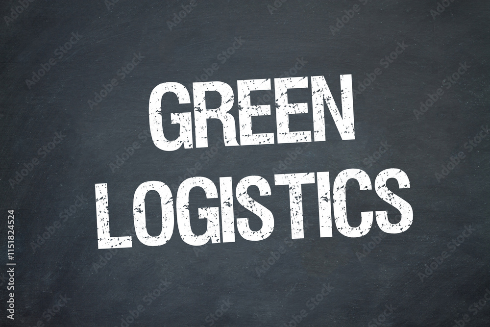 Obraz premium Green Logistics 