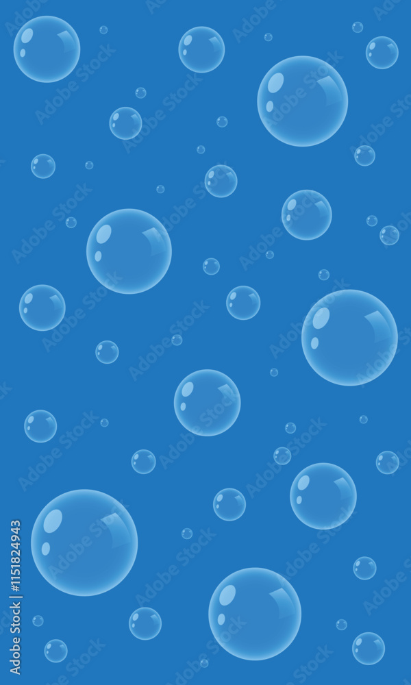 Water bubble background Water bubble background