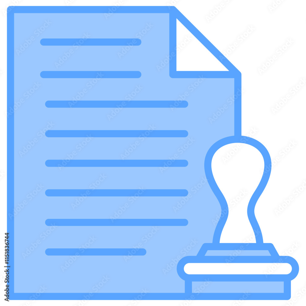 Obraz premium Legal Document Icon