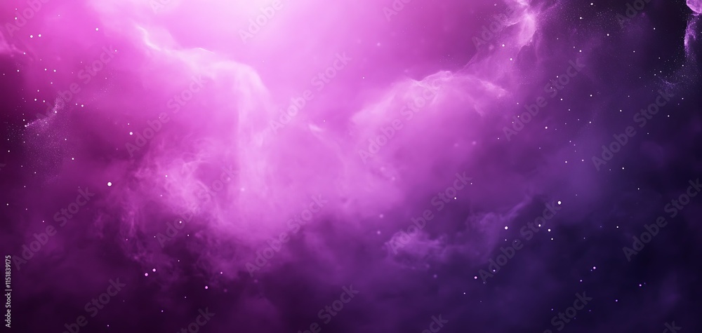 Fototapeta premium Pink and purple nebula cosmic space background.