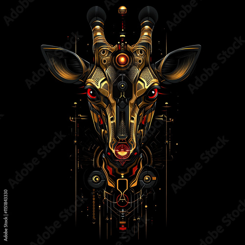 Giraffe illustration photo