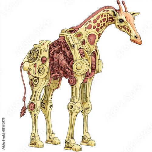 Giraffe illustration photo