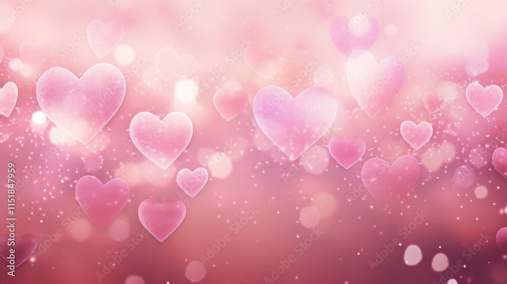 A soft glittery pink background with faint floating heart outlines and sparkles A soft glittery pink background with faint floating heart outlines and sparkles