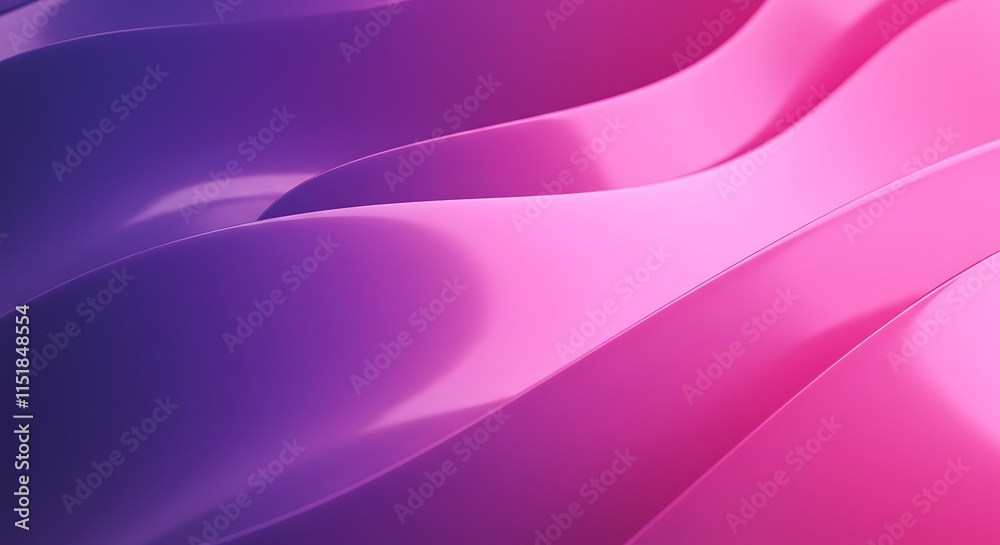Abstract gradient waves of smooth pink and purple curves. Glossy colors. Abstract gradient waves of smooth pink and purple curves. Glossy colors.