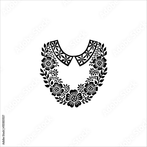 Collar design for kameez 