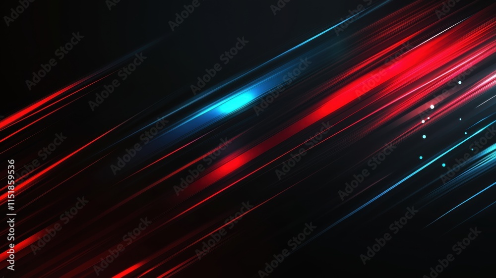 Dynamic motion abstract background with red and blue light streaks creating a vibrant visual effect Dynamic motion abstract background with red and blue light streaks creating a vibrant visual effect