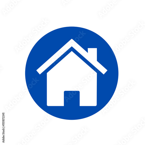 Home icon blue png