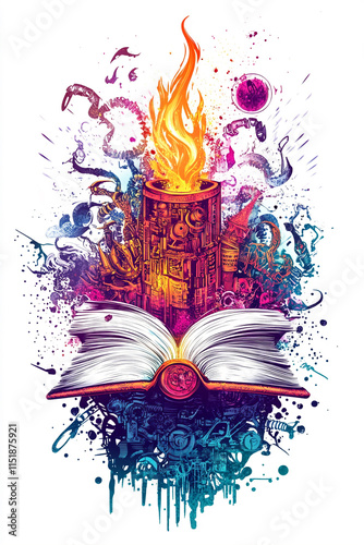 Hocus Pocus Spellbook illustration photo