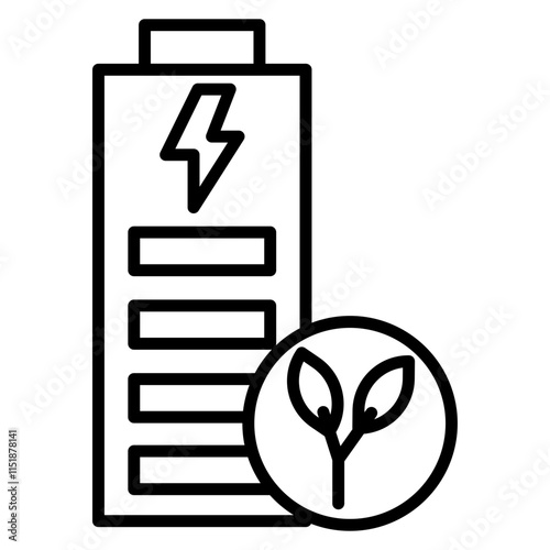 Eco Battery Icon