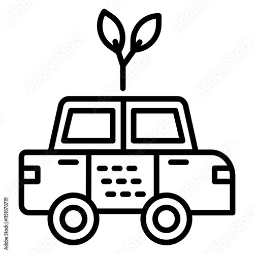 Eco Car Icon