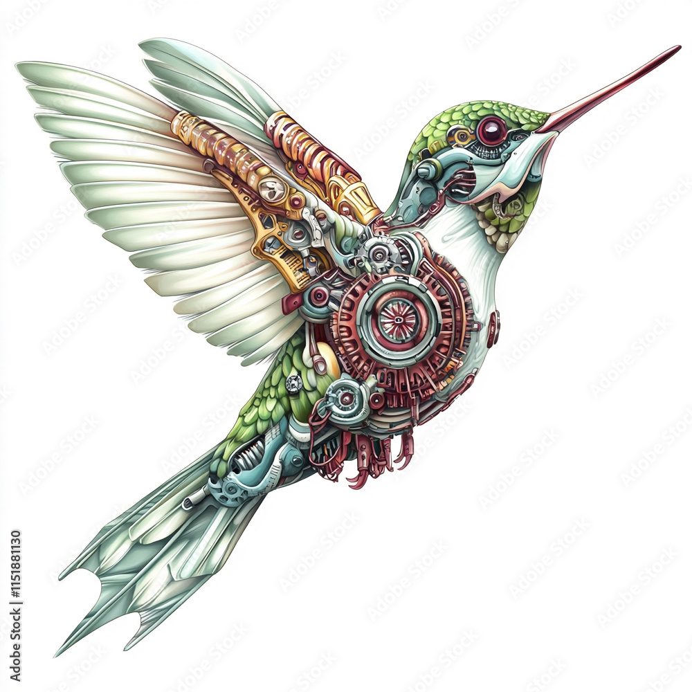 Obraz premium Hummingbird illustration