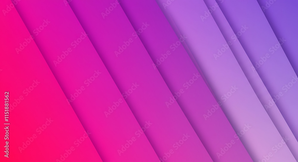 Fototapeta premium Vibrant pink purple gradient diagonal stripes background with smooth texture, concept for graphic design, digital art and modern technology