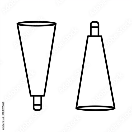 trumpet icon solid style element