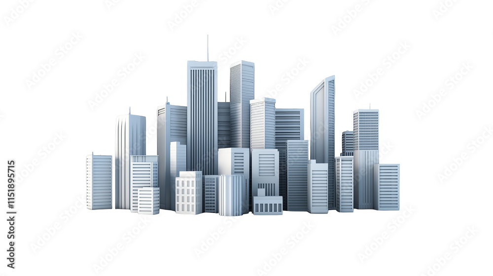 Vibrant cityscape with rainbow gradient background, a colorful urban skyline for design projects Vibrant cityscape with rainbow gradient background, a colorful urban skyline for design projects