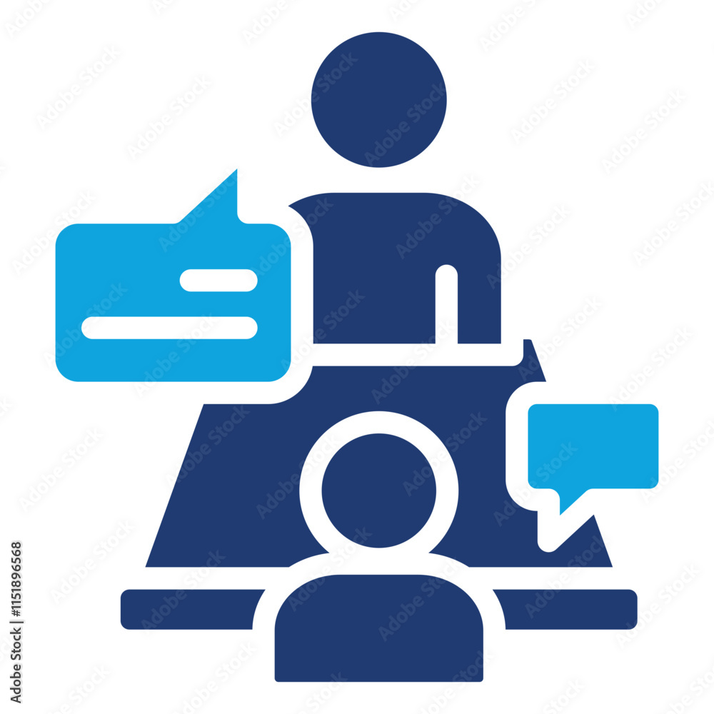 Job Interview Icon Job Interview Icon