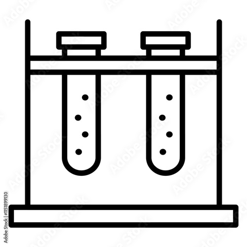 Test Tube Stand Icon