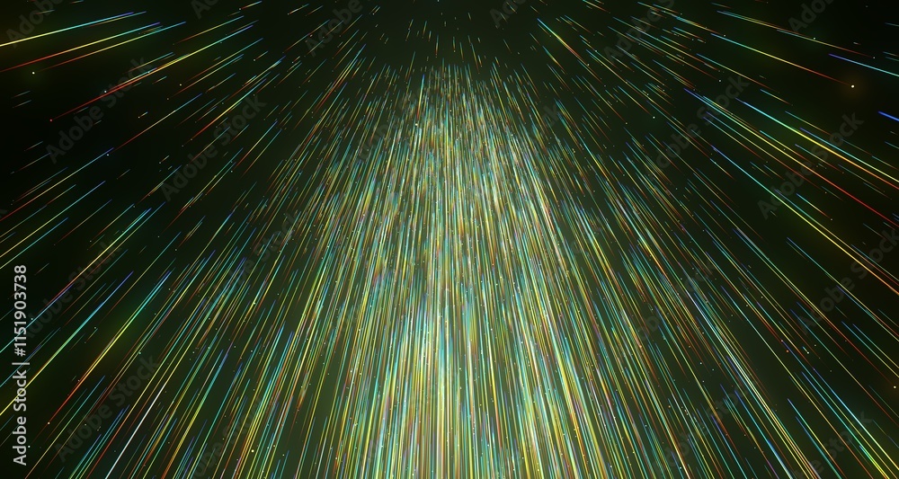 Obraz premium Abstract Light Streaks