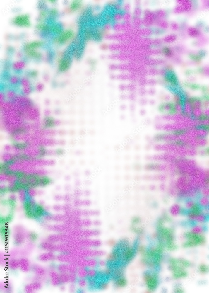 Obraz premium An abstract transparent psychedelic wavy vignette border design element.