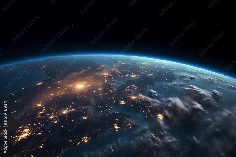 Obraz premium earth in space