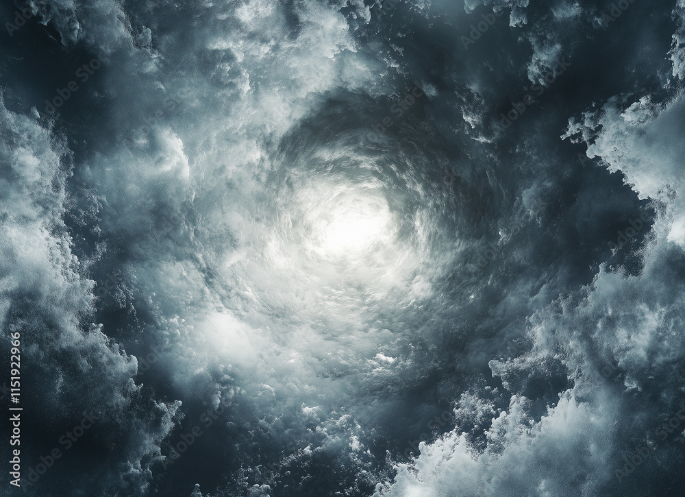 Obraz premium Dark Clouds, Bright Escape