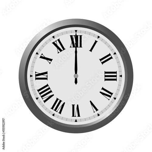 clock, time, hour, minute, watch, wall, number, second, circle, dial, timer, business, object, alarm, day, deadline, black, face, midnight, vector, office, symbol, illustration, hand, countdown
