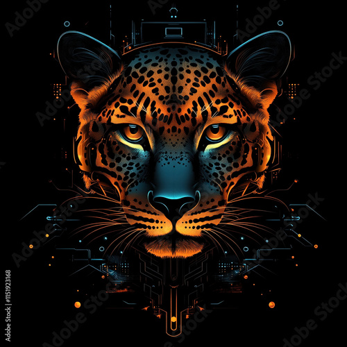 Leopard illustration photo