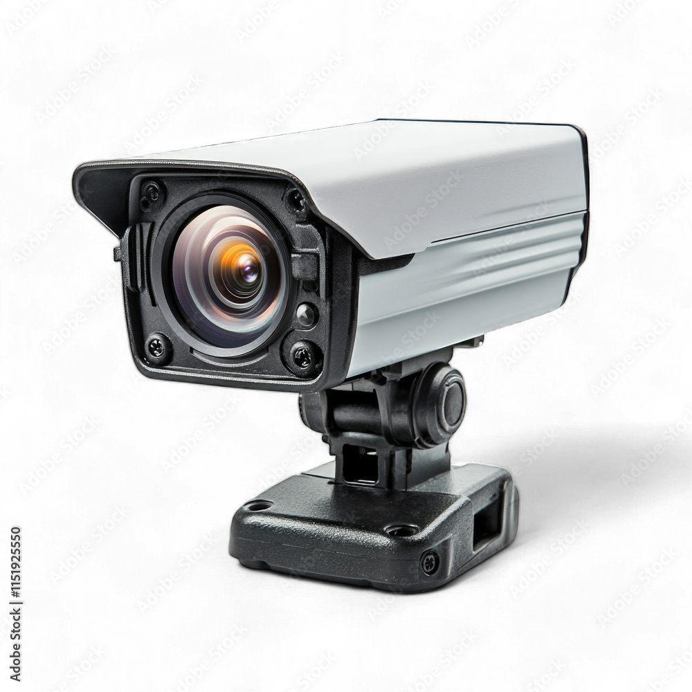 Security surveillance camera isolated on transparent background, PNG Security surveillance camera isolated on transparent background, PNG