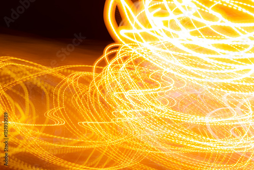 Obraz na płótnie Abstract fiery lines and waves as a background. w salonie