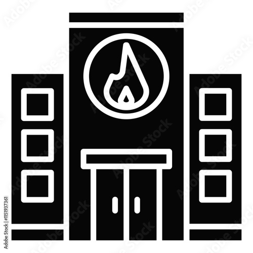 Building Fire Icon