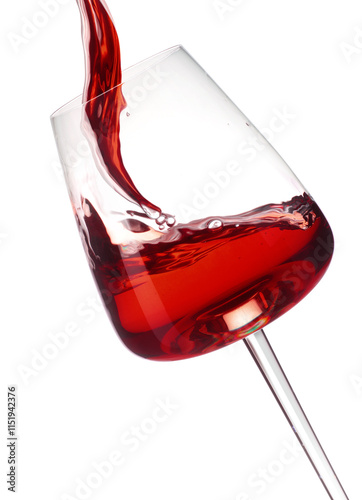 Red wine spash