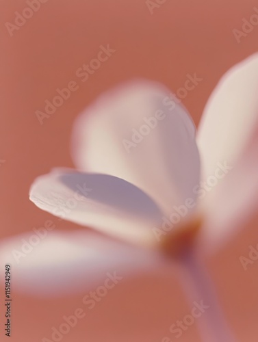 Abstract Watercolor Wall Art with PANTONE 17-1230 Mocha Mousse Tones