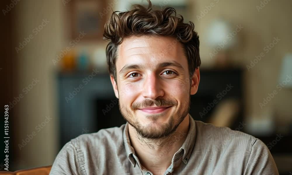 A man, 25 years old, with short, slightly messy dark brown hair, warm brown eyes, and a light olive complexion. He has a lean but strong build, with a relaxed, approachable demeanor. He is dressed cas A man, 25 years old, with short, slightly messy dark brown hair, warm brown eyes, and a light olive complexion. He has a lean but strong build, with a relaxed, approachable demeanor. He is dressed cas