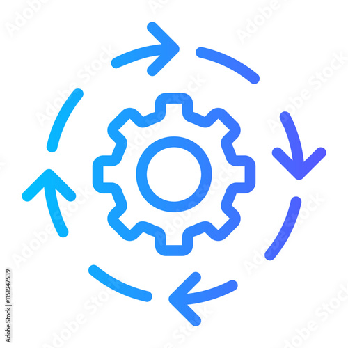 integration gradient icon
