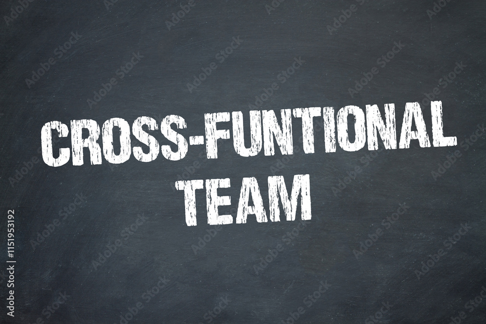 Obraz premium Cross-Functional Team 