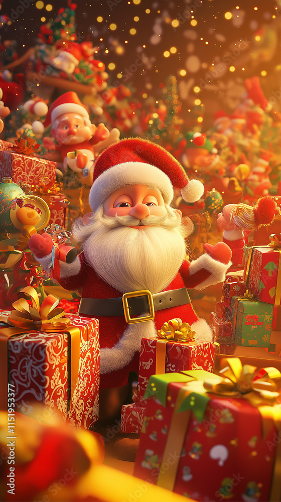 Fototapeta premium christmas banner In the theme of christmas gift box