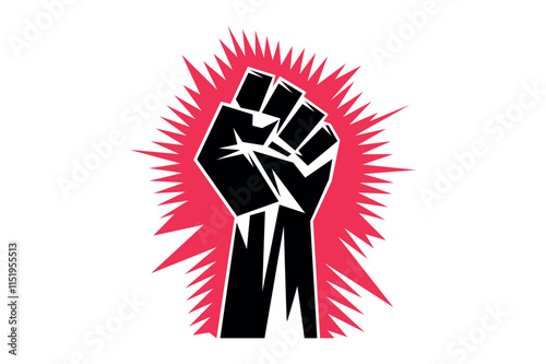 Inspirational Vector Revolution Posters for Social Advocacy, human rights, protest art, rebel spirit, freedom fight, hand gesture, activism symbol, equality rights, empowerment message, struggle hands