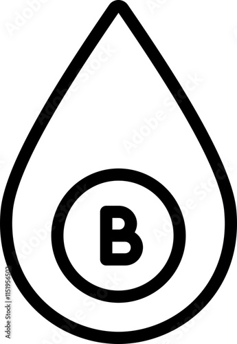 Blood Drop Type B