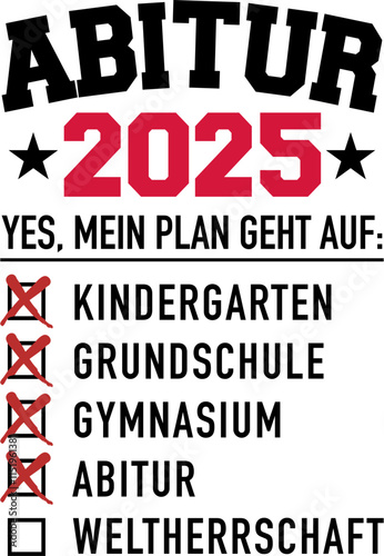 Abitur 2025 Checkliste Design