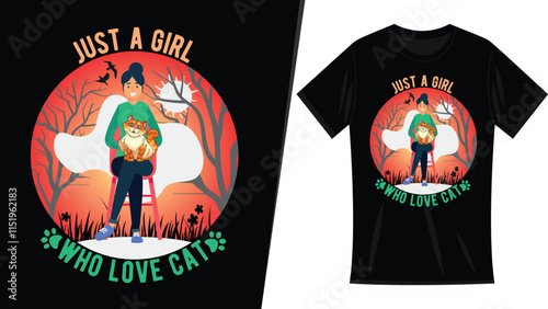 cat t shirt design, t shirt 