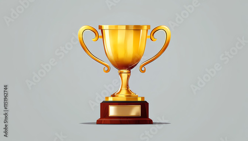 Trophy cup, award trophy with elegant handles, classic victory trophy for competition winners
trophee, trofeo, trofeu, trophae, trofeo, trofee