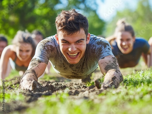 Wallpaper Mural Outdoor team building challenge nature activity group dynamics engaging experience Torontodigital.ca