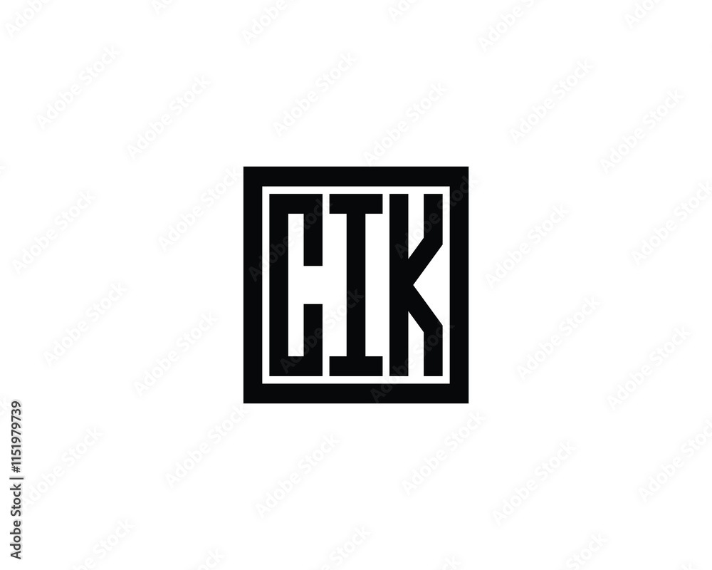 CIK logo design vector template. CIK CIK logo design vector template. CIK