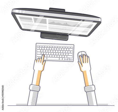 Office worker or entreprene...