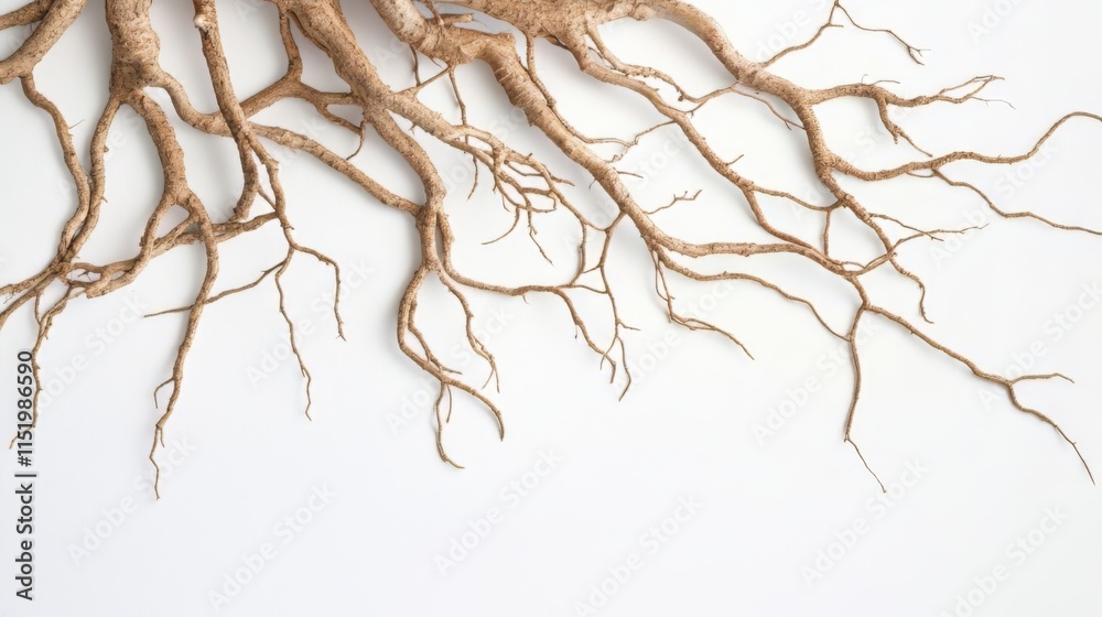 Fototapeta premium Intricate Root System: A Study in Natural Beauty