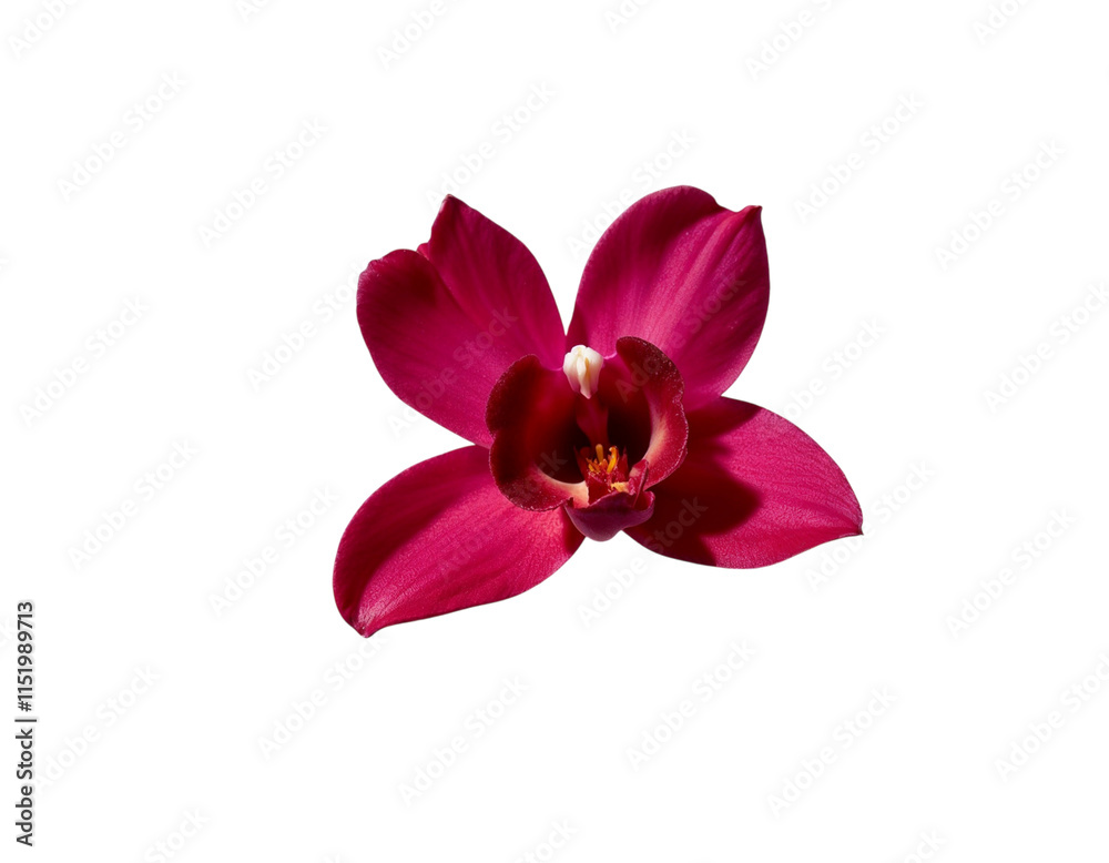 Obraz premium pink orchid isolated on white