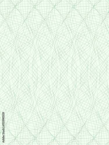 Guilloche grid lines texture. Geometric lathe criss cross pattern useful for money design, certificates, diplomas and vouchers.