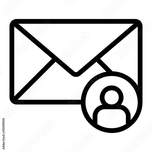 mail line icon